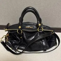 極美品 miu miu ミュウミュウ ヴィッテロルクス ショルダーバッグ MIU MIU - 2020年限定価格☆ミュウミュウ ☆ヴィッテロルクス 新品未