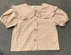 Apolina 刺繍 ビッグカラー ブラウス 3-5y - メルカリ