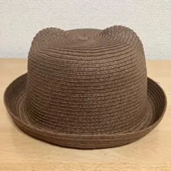 SHOO・LA・RUE ねこ耳 麦わら帽子 ブラウン 52-54 新品のサムネイル