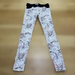 BALENCIAGA バレンシアガ　スキニージーンズ　花柄　ニコラ　36のサムネイル