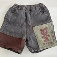 クマプリントのショートパンツ 90cm