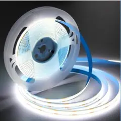 目に優しい⭐️810 COB LEDテープライト 12V-24V 5m 1600個