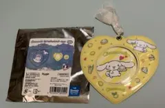 サンリオ シナモロール 缶バッジ＆ホルダーセット イエロー