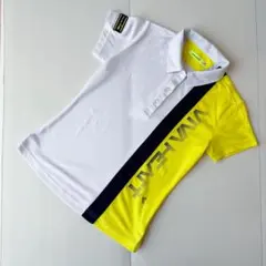 土日限定値下げ 【VIVA HEART】ポロシャツ 半袖 イエロー M ゴルフ