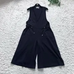 美品 現行 ルネ Rene オールインワン サロペット パール 濃紺 36