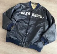 ecko unltd エコー アンリミテッド スタジャン リバーシブル L 古着