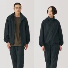 【無印良品】MUJI 撥水ナイロンウィンドパンツ　ナイロンパンツ