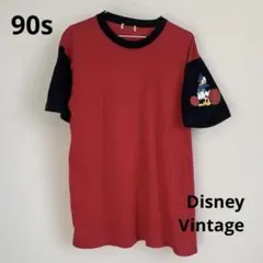 Disney Vintage ドナルドダック Tシャツ バイカラー 90s