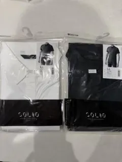 ホワイト・ブラック LLサイズ Tシャツ 2枚セット