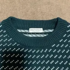 ユナイテッドアローズ　セーターM バーズアイ