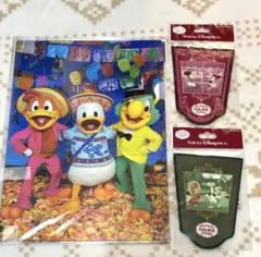 【TDR】三人の騎士 クリアファイル＆ ワッペン アクセサリー【3点まとめ】