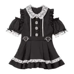 夢展望 DearMyLove キラキラビジューオフショルフリルワンピース　量産型