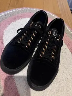 VANS ベルベット スニーカー ブラックのサムネイル