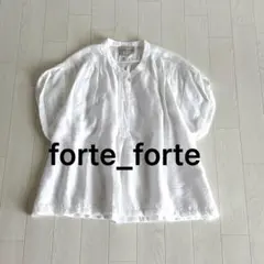 美品forte_forte フレンチスリーブブラウスプルオーバーのサムネイル