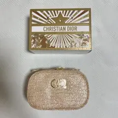 Dior（ディオール）コスメポーチ・ゴールド　2025ホリデー／クリスマス　新品