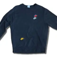 Nike ブラック クルーネック スウェット