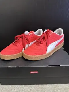 【美品USED】PUMA スニーカー 赤 白 28cm