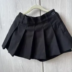 lovetoxic プリーツキュロット ブラック SS 130のサムネイル