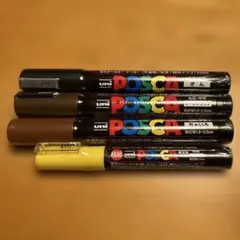 【新品未使用】POSCA 4本セットのサムネイル
