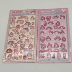 マイメロディ ボンボンドロップシール 2シートセット