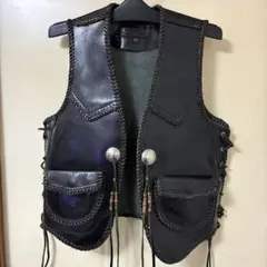 DEGNER デグナー レザーベスト 本革 Mサイズ ブラウン - メルカリ