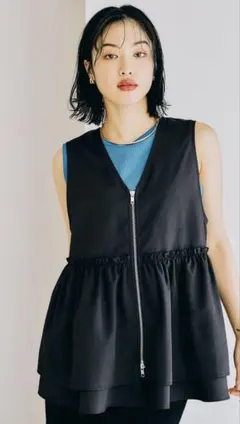 ギャザーWZIPベストのサムネイル