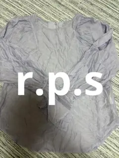 r.p.s 長袖ブラウス パープル F シフォンのサムネイル