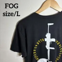 【US古着】FOG スカルロゴ バックプリント Tシャツ