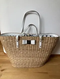 【Kate Spade 】リボン付きかごバッグ