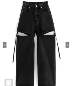 2Wayスリットデニムパンツ[cu453]