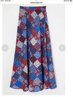 MOUSSY PATCHWORK PATTERN スカートのサムネイル