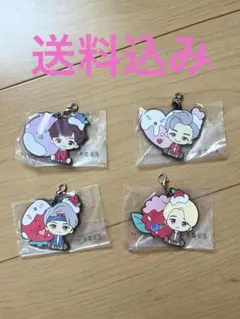 BTS TinyTAN 一番くじ ラバーチャーム 4個セット