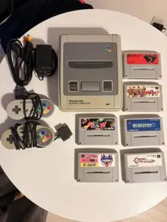 スーパーファミコン本体 ソフト6本 動作未確認 ジャンク品扱い