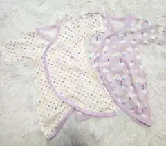 ベビザらス ベビー コンビ肌着 2点セット 新生児