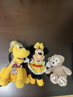 プルート・ミニー・ダッフィー ぬいぐるみセット