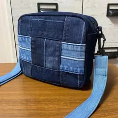 デニムリメイク⭐️デニムバッグ⭐️ショルダーバッグ⭐️ボディバッグ⭐️ハンドメイド
