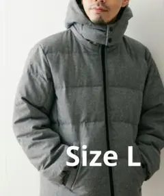 ITEMS URBAN RESEARCH デタッチャブルフード ダウンジャケット