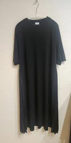 クリーニング済み！アドーア ADORE ニットドッキングワンピース 黒