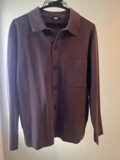 UNIQLO ユニクロ ミラノリブシャツカーディガン ニット