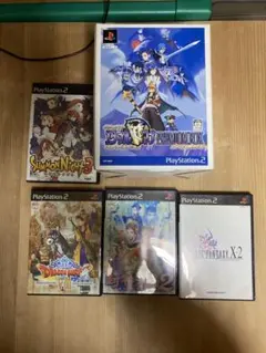 PS2 ソフト 5本セット まとめ売り