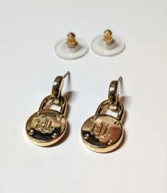 Ralph Lauren パドロック ピアス ゴールド