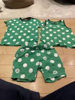 Stussy Kids 水玉模様 3点セット L/7Tと5Tパンツ