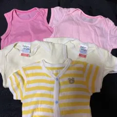 ユニクロUNIQLO メッシュロンパース &肌着 5枚セット