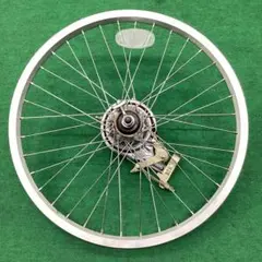 完組ホイール 20×1.75 アルミリム 外装6段 バンドブレーキ リア 後輪 