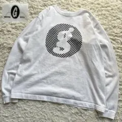 GOOD ENOUGH センターロゴ チェッカー柄 長袖Tシャツ ロンTのサムネイル