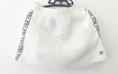 FILA フリース スポーツスカート ホワイト ゴルフウェア