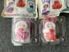 シルバニアファミリー カラフルウサギコスチューム　フローラウサギ　ショコラウサギ