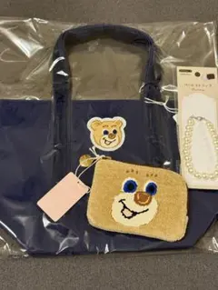 フェイラー オールドテディ ワッペントートバッグL ドアップテディ