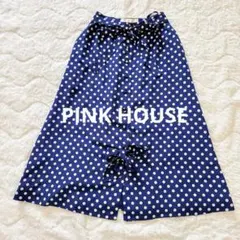 PINK HOUSE ピンクハウス/ポルカドットフレアスカート　リボン　水玉のサムネイル