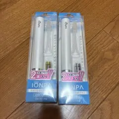 【値下げ❣️】IONPA イオン音波振動歯ブラシ DM-011PW 2個セットのサムネイル